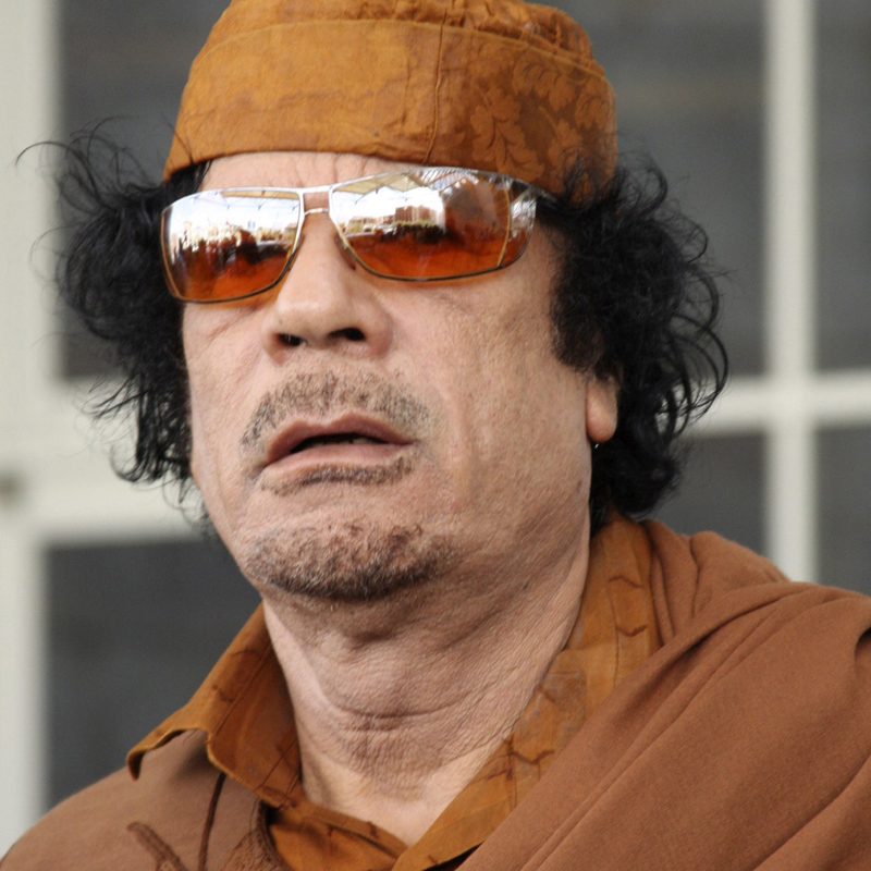 Muammar Kadhafi, le Boucher